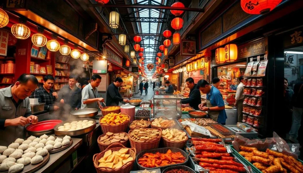 Chinese Snack Marketplace savory chinese snack with a cracked shell