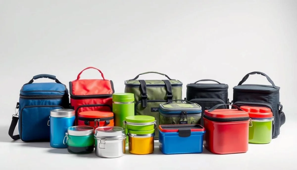 lunch boxes and coolers