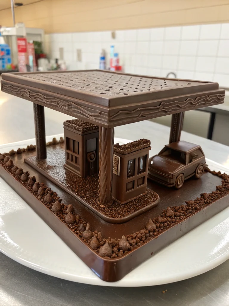 chocolate gas station