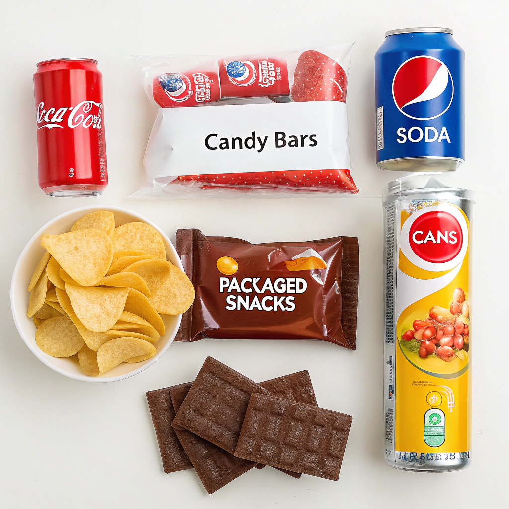 gas station food ingredients