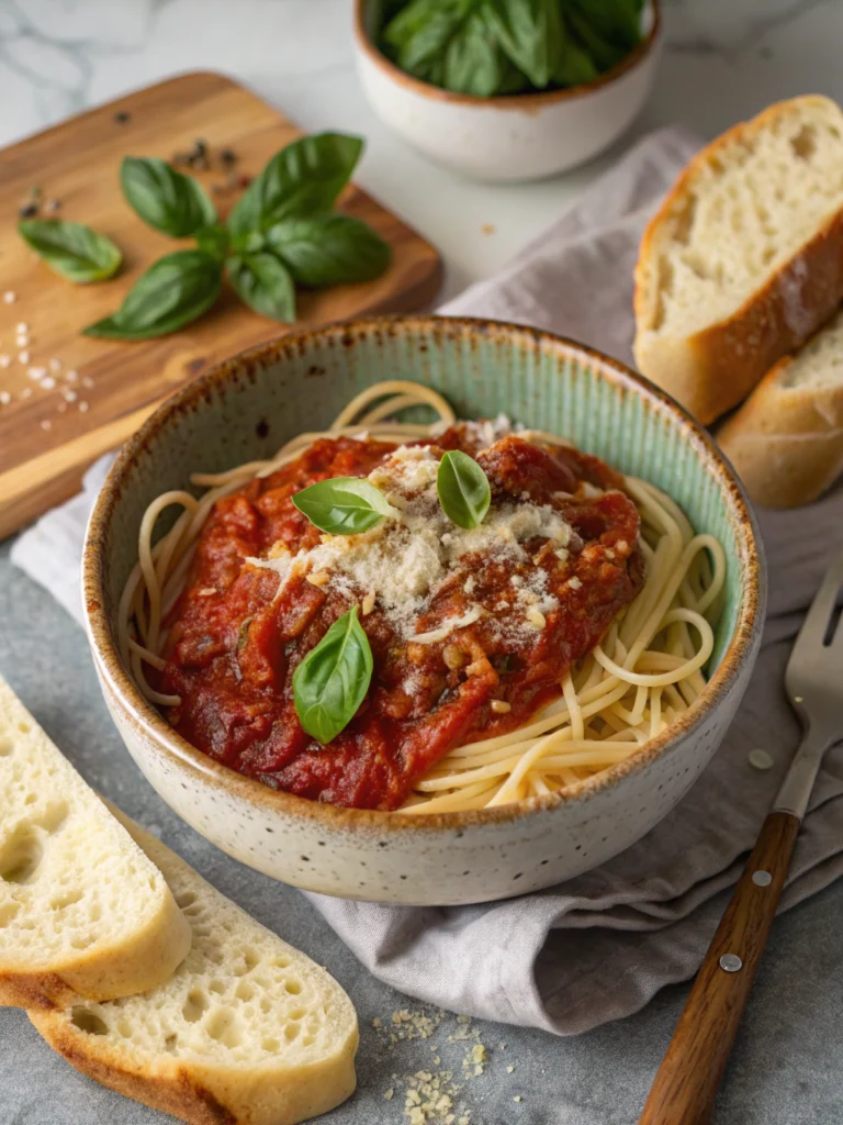 homemade spaghetti sauce