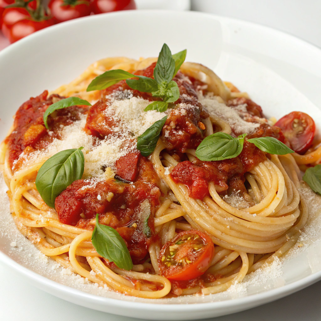 pasta with tomato sauce ingredients