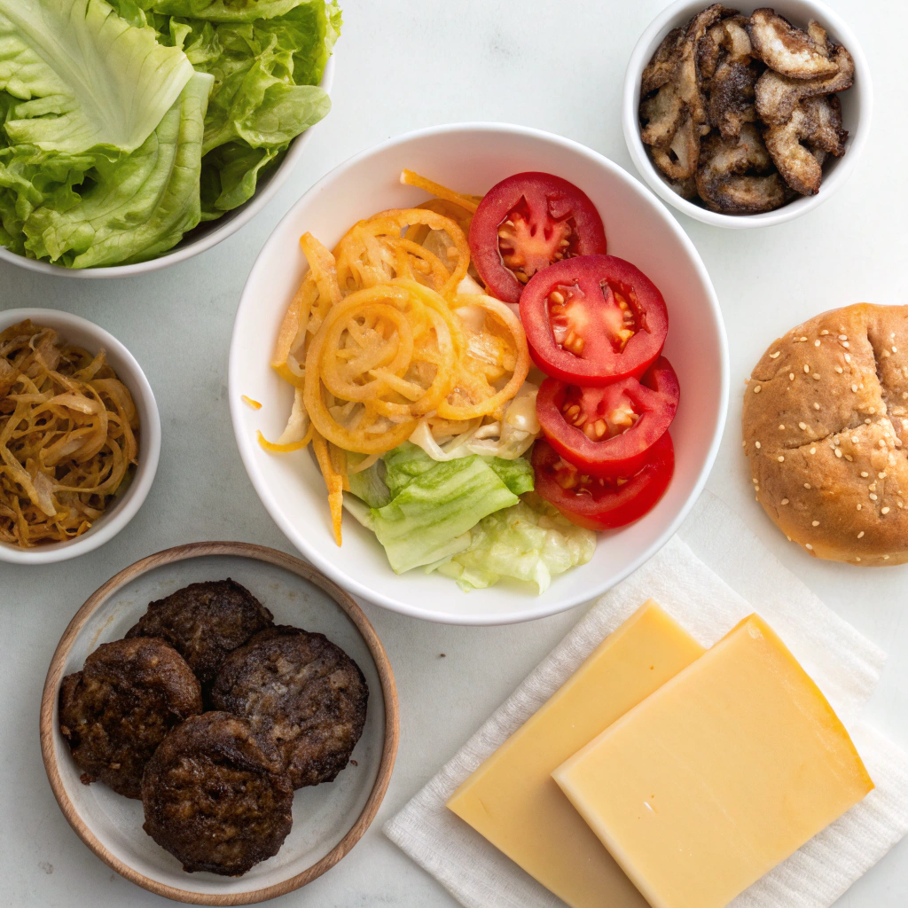 hamburger bowls ingredients