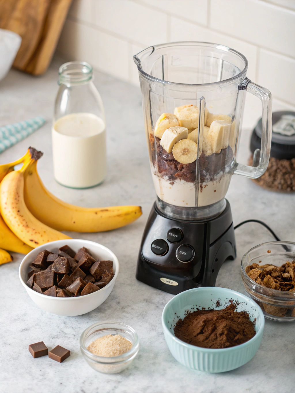 how to make a chocolate smoothie