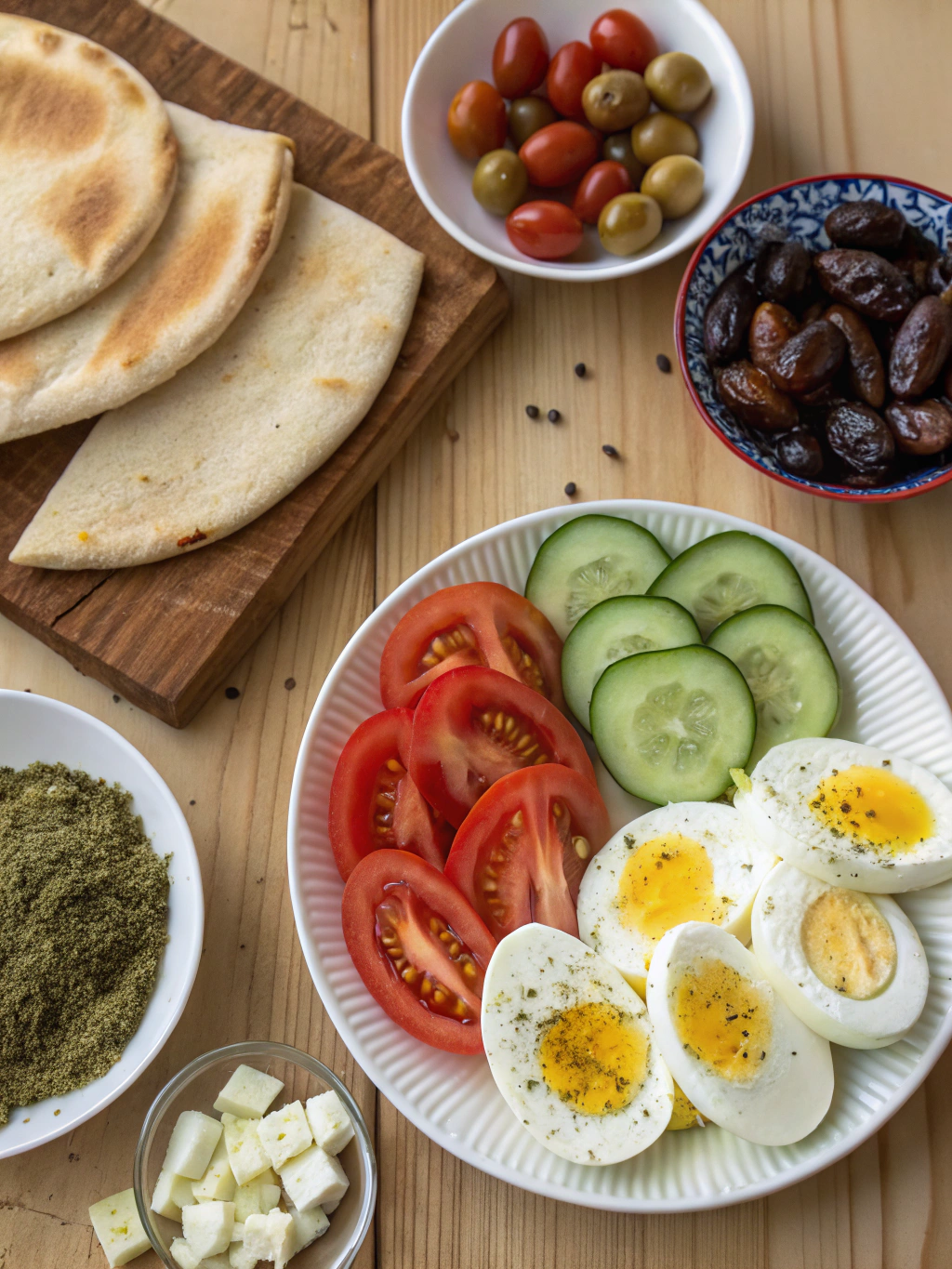 Arabic Breakfast Food Recipes Ingredients