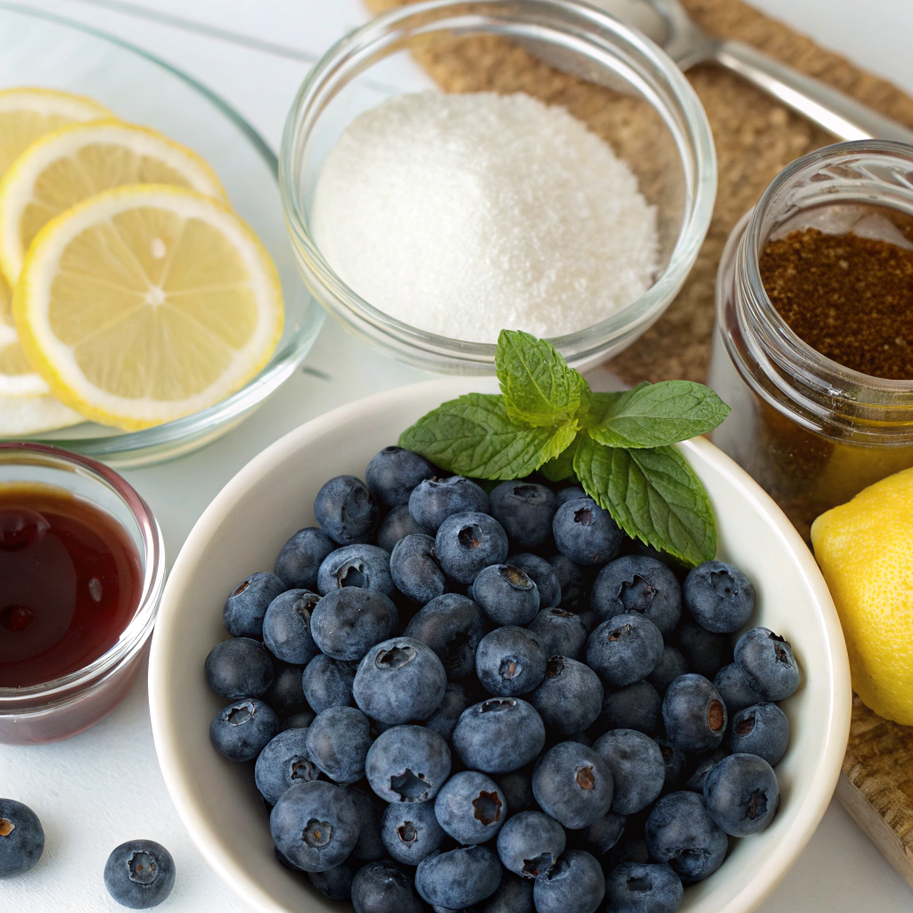 blueberry syrup ingredients