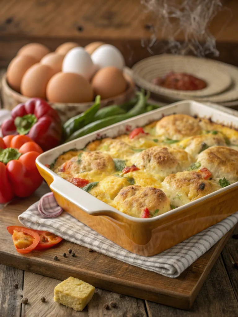 breakfast casserole recipe with biscuits