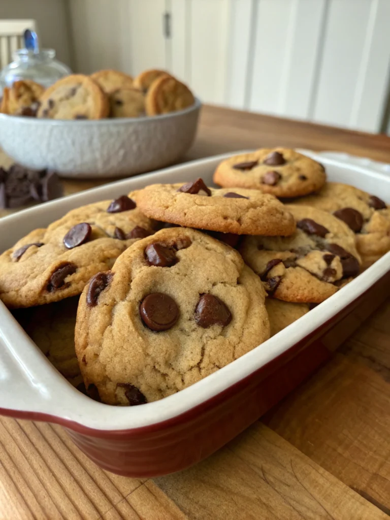 chocolate chip and cookies
