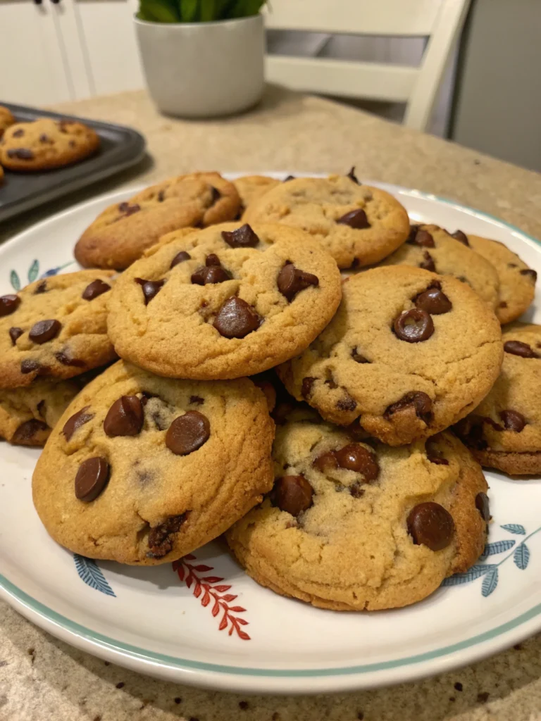 homemade chocolate chip cookies