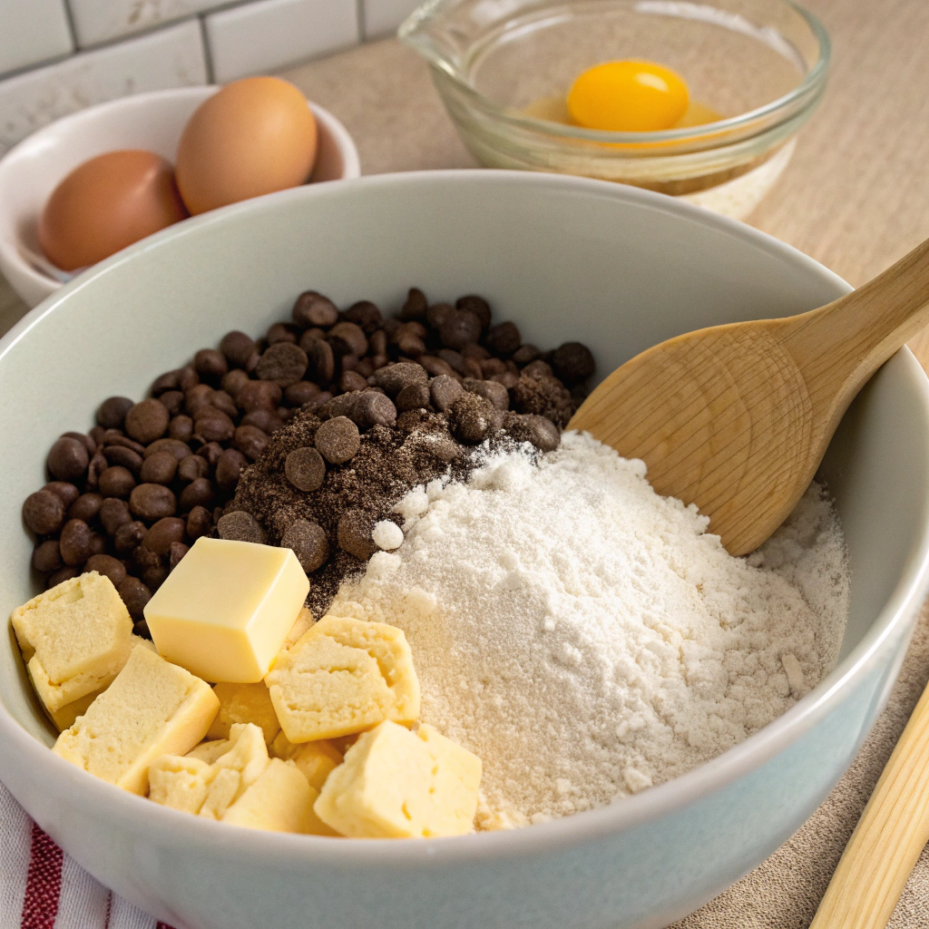 homemade chocolate chip cookies ingredients