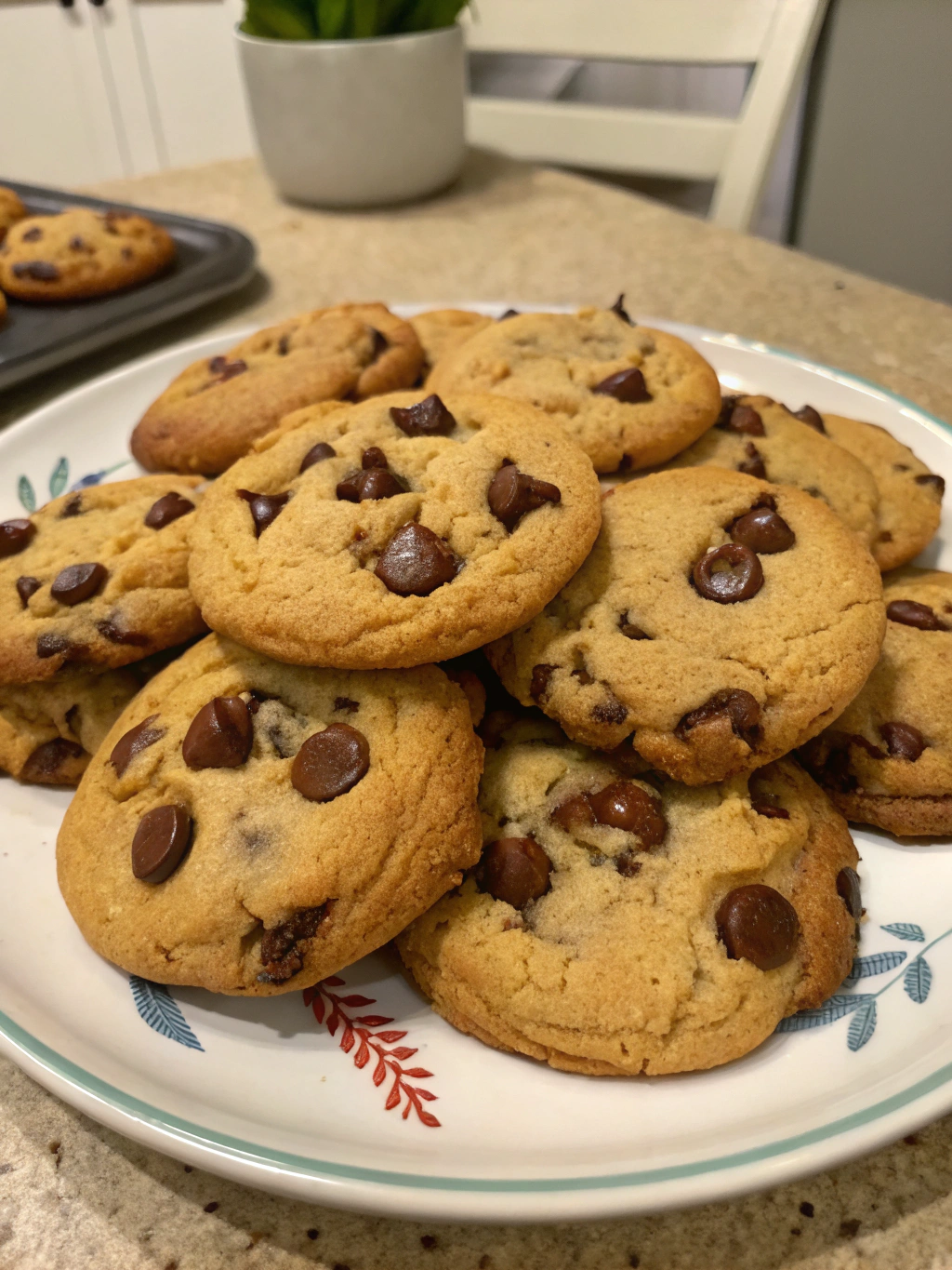 homemade chocolate chip cookies