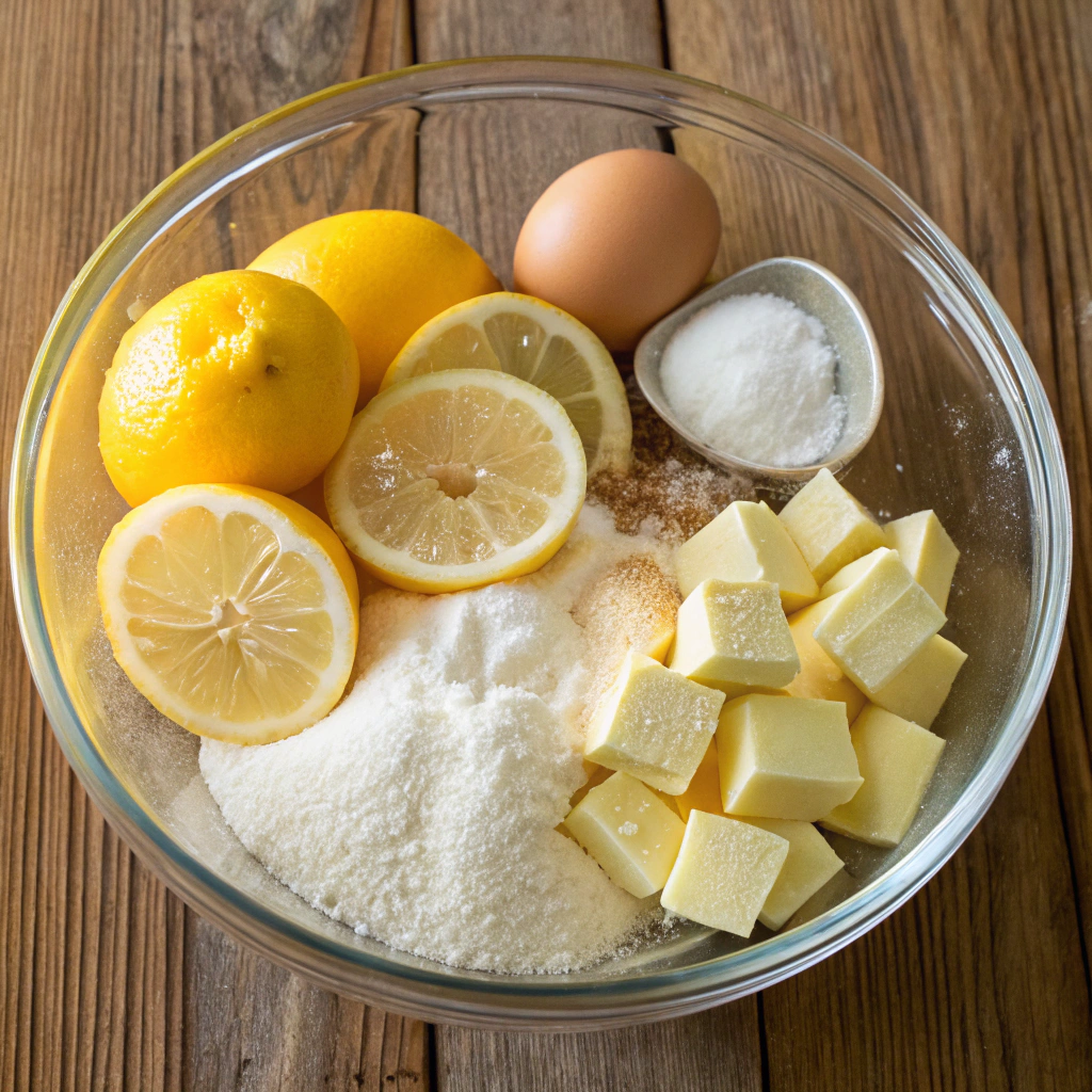 lemon sugar cookies ingredients