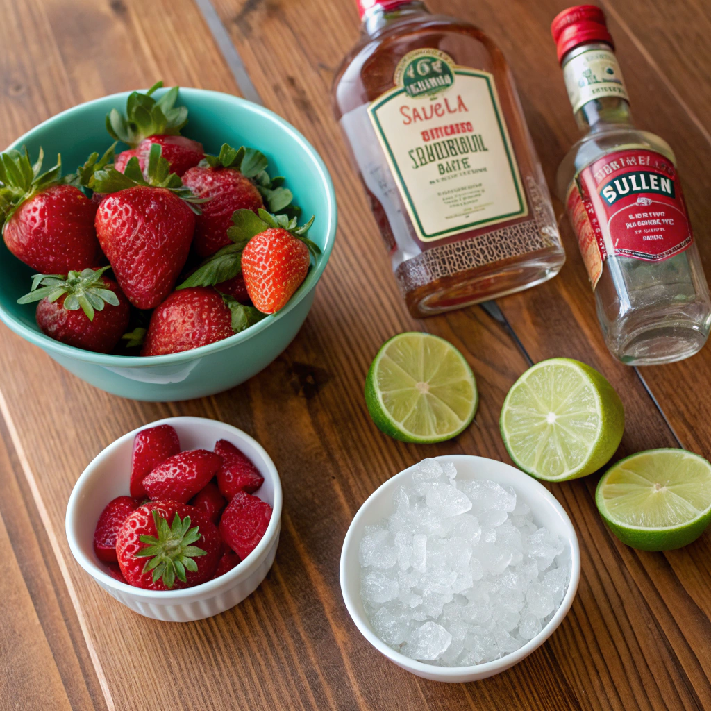 strawberry margarita ingredients