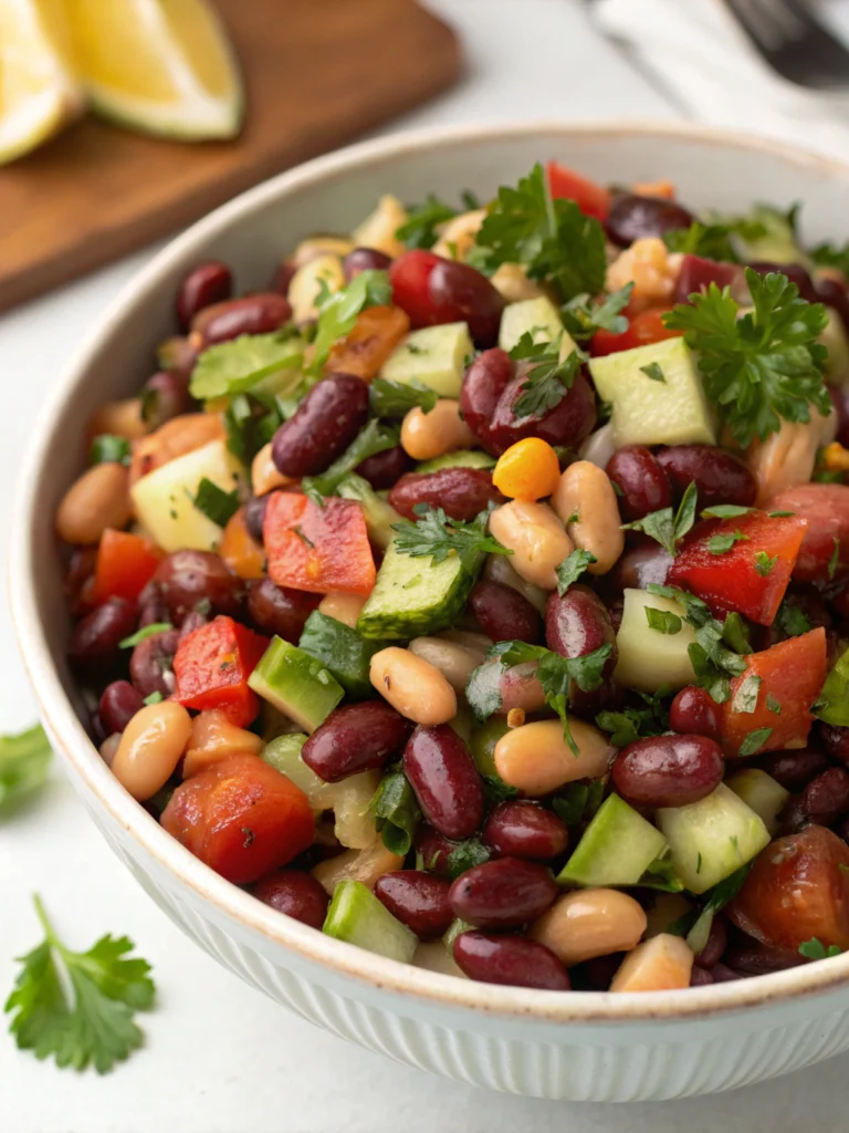 dense bean salad recipe