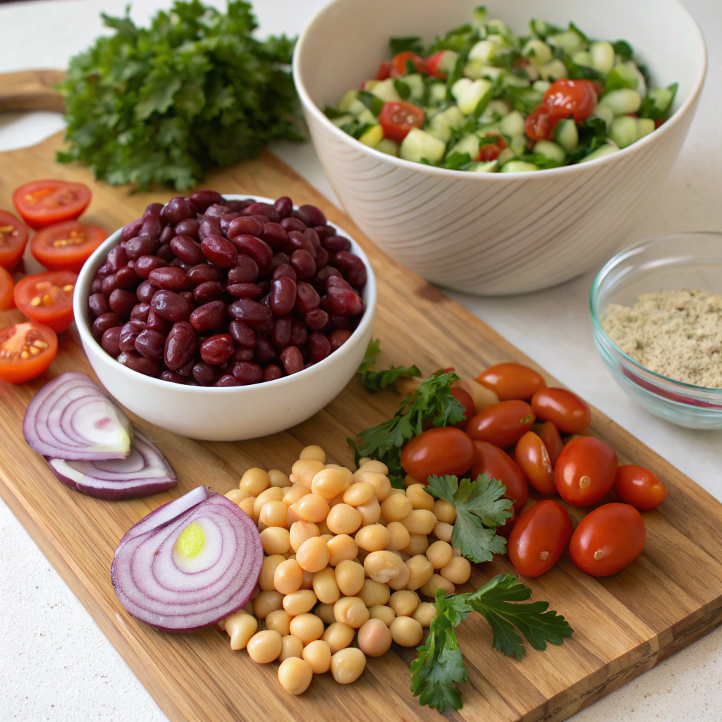dense bean salad recipe ingredients