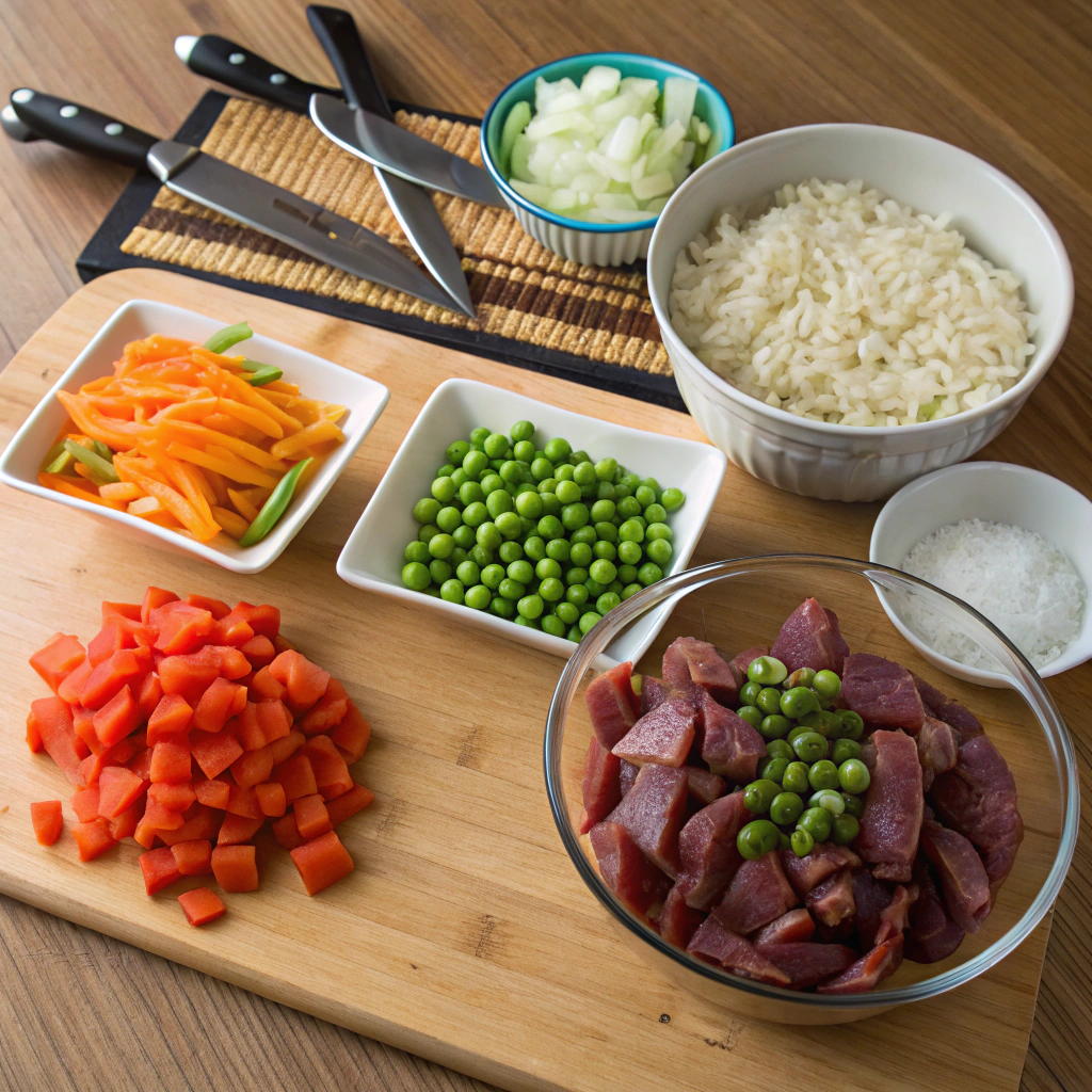 hibachi fried rice recipe ingredients