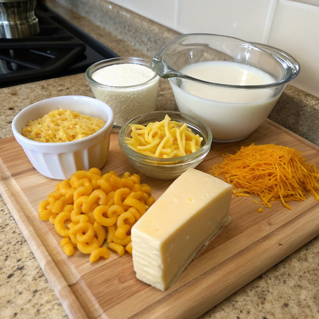 creamy mac and cheese recipe ingredients