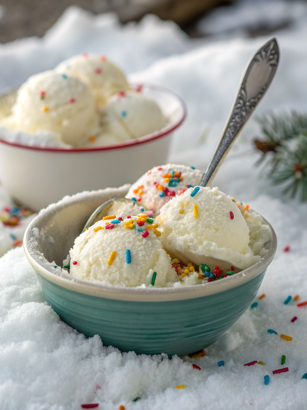snow ice cream
